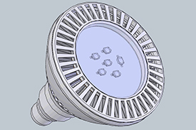 LED 燈泡流場散熱分析