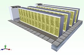 Data Center 三維氣流場分析